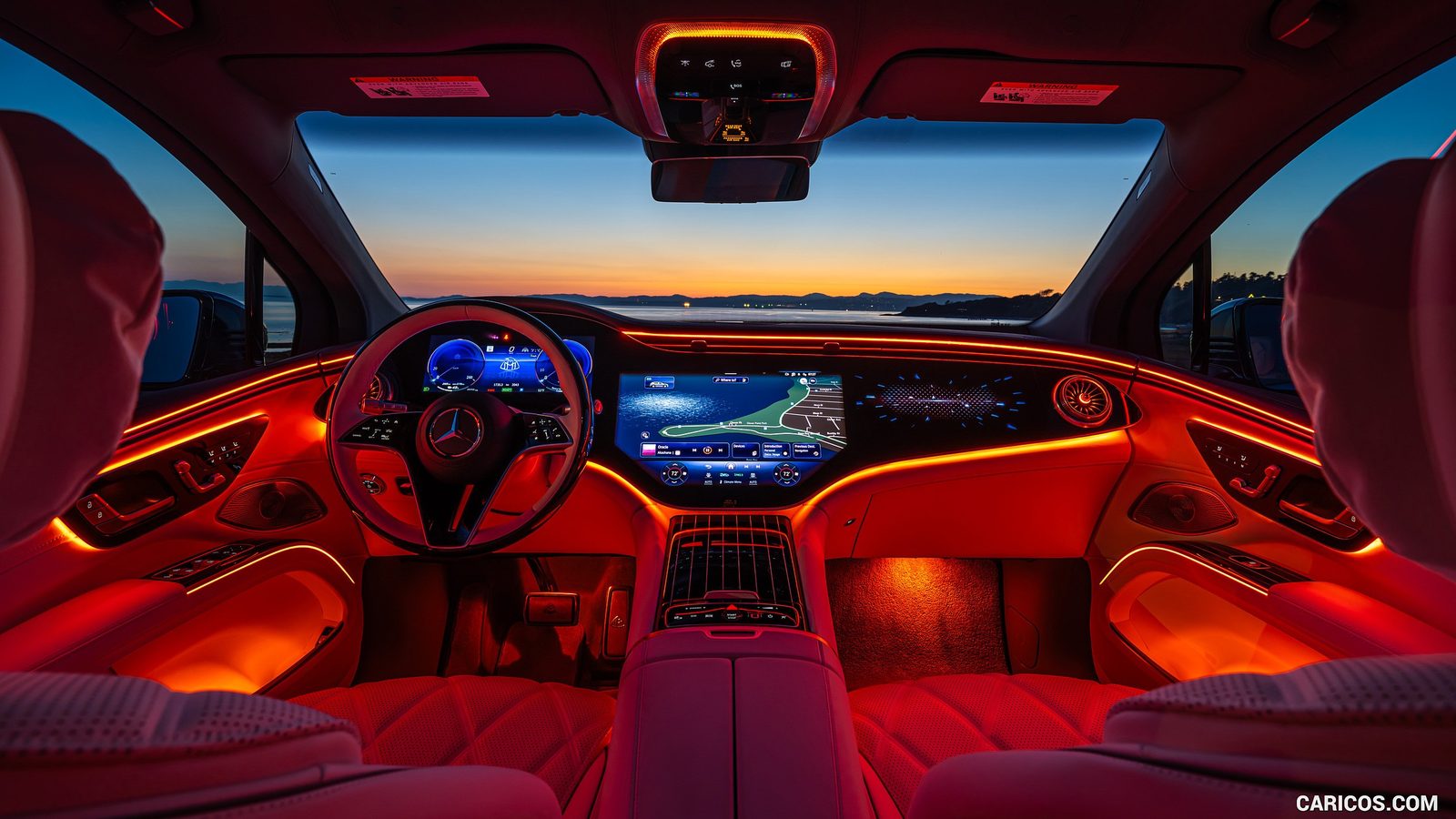 Mercedes-Benz Maybach EQS SUV 2025 — интерьер, второй ряд сидений, рынок internal_mvp