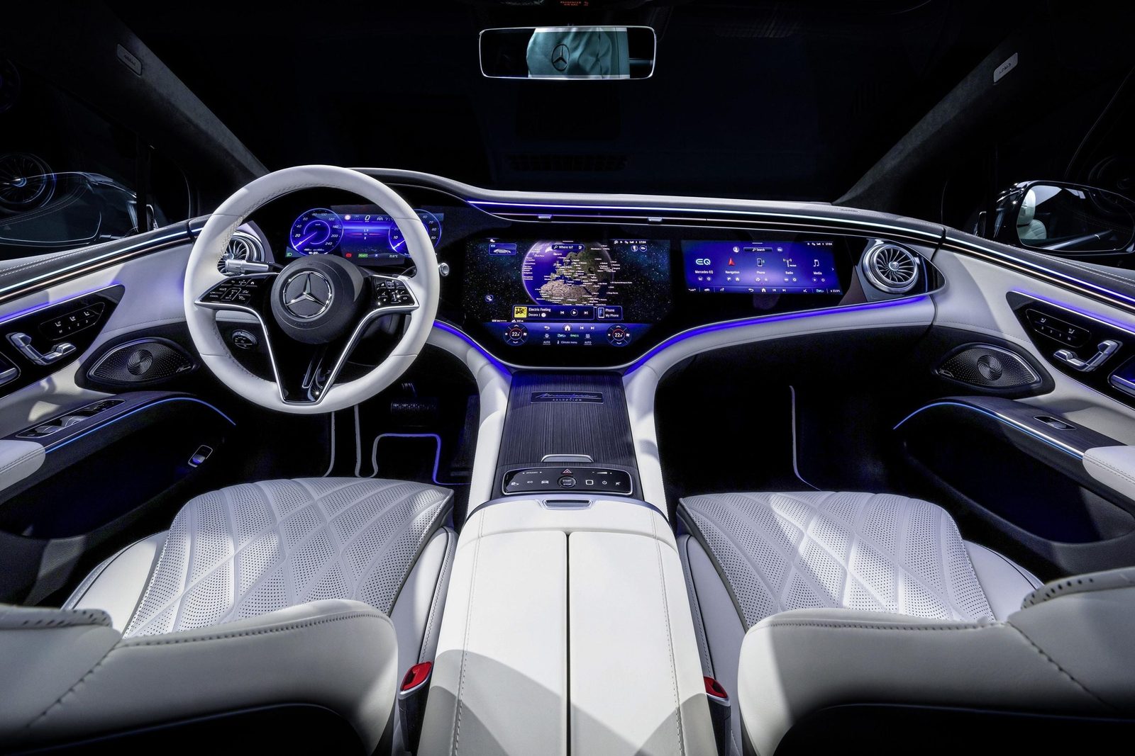 Mercedes-Benz S-Class PHEV 2025 — интерьер, второй ряд сидений, рынок internal_mvp