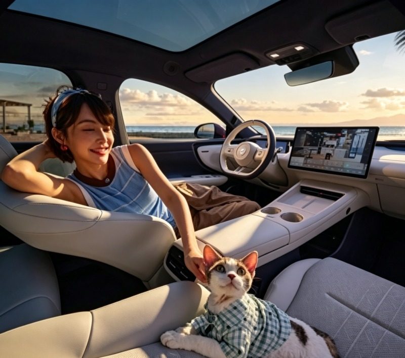 MG 07 PHEV 2026 — интерьер, front cabin lifestyle, рынок China