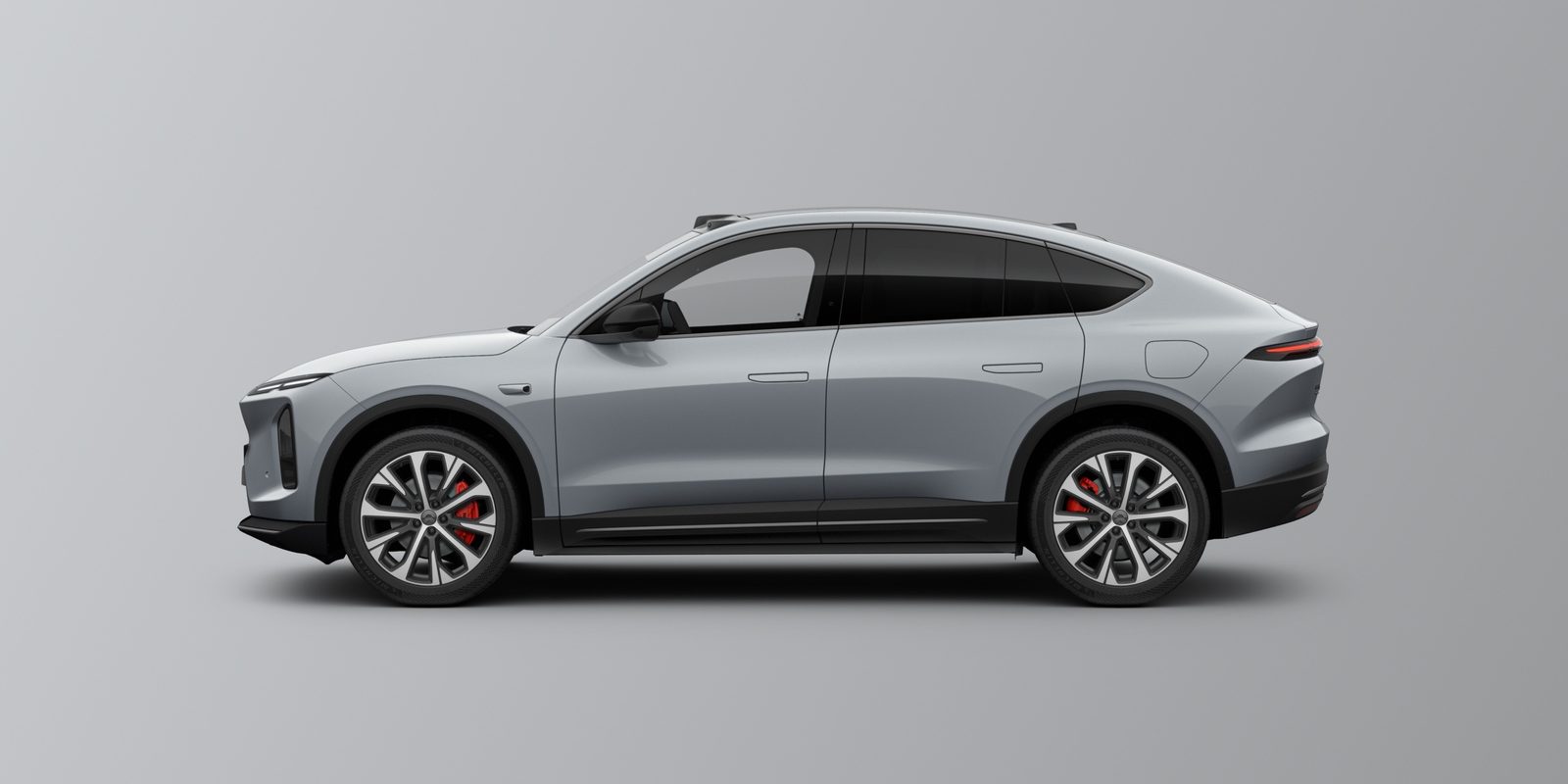 NIO EC6 2026 — экстерьер, side profile gray, рынок China