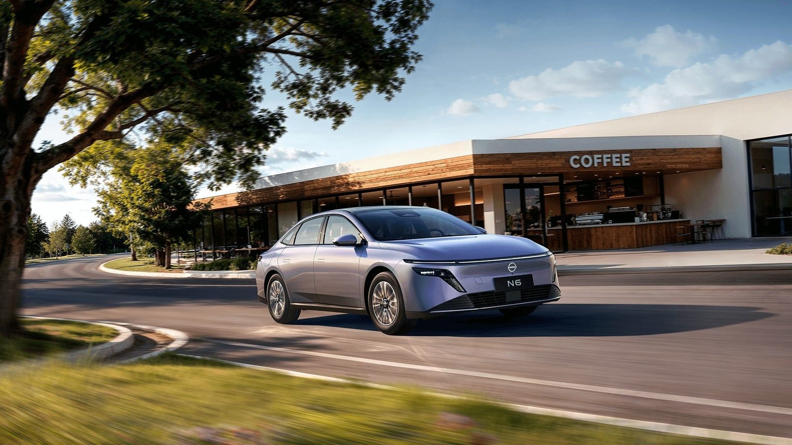 Nissan China Dongfeng Nissan N6 PHEV 2025 — экстерьер, вид сбоку, рынок internal_mvp