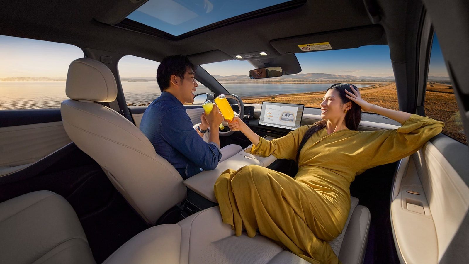 Nissan China Dongfeng Nissan N6 PHEV 2025 — главное фото модели, интерьер, передняя панель, рынок internal_mvp