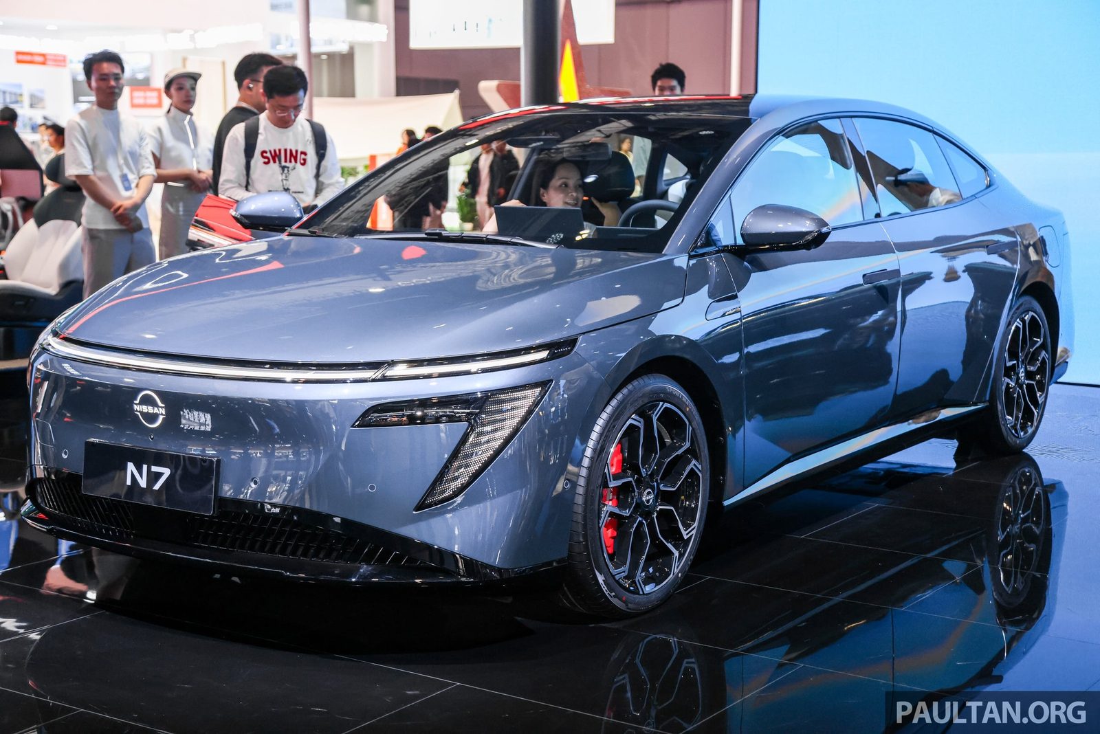 Nissan China Dongfeng Nissan N7 2025 — экстерьер, вид сбоку, рынок internal_mvp