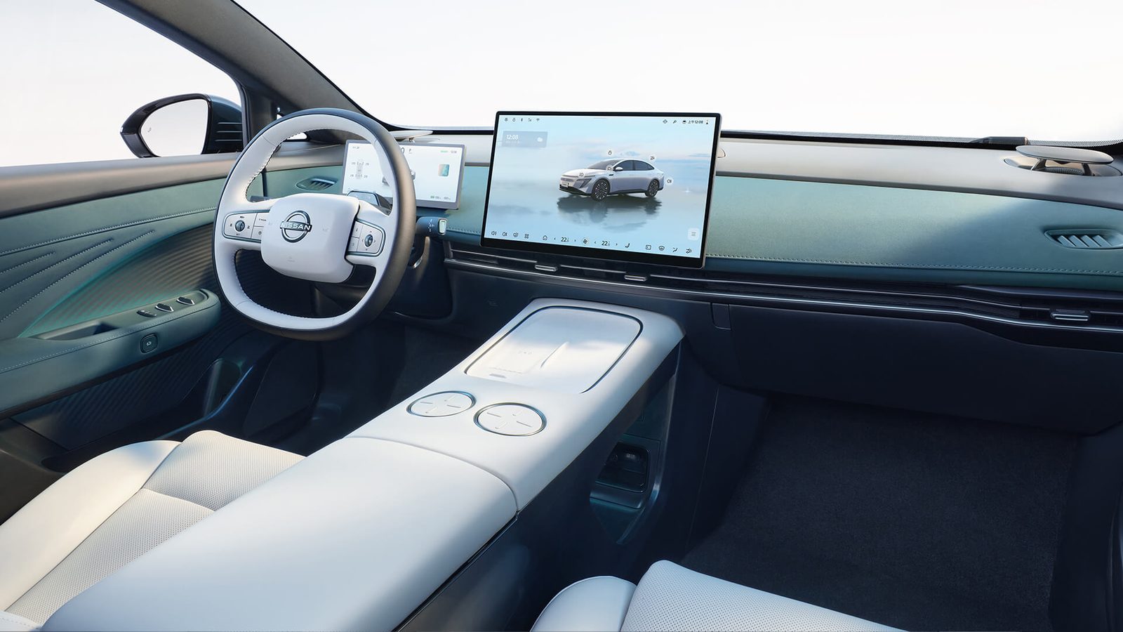 Nissan China Dongfeng Nissan N7 2025 — интерьер, передняя панель, рынок internal_mvp