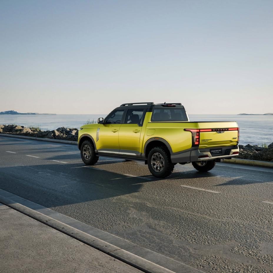 Nissan Zhengzhou Nissan Frontier Pro PHEV 2025 — экстерьер, вид сзади 3/4, рынок China / global press reveal