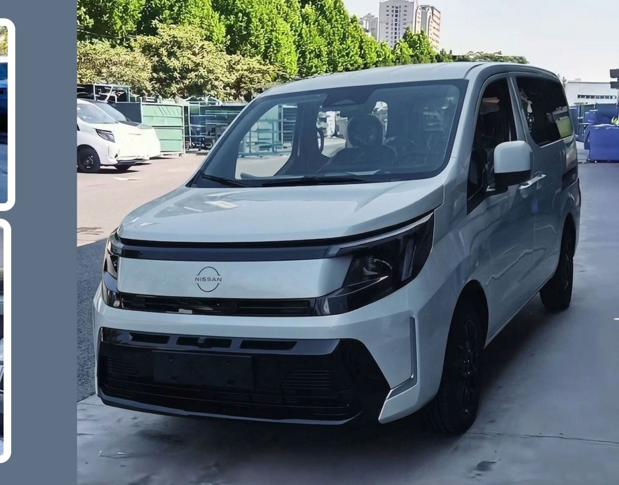 Nissan Zhengzhou Nissan NV200 PHEV 2026 — экстерьер, front three quarter uncamouflaged detail, рынок China 2026 prelaunch