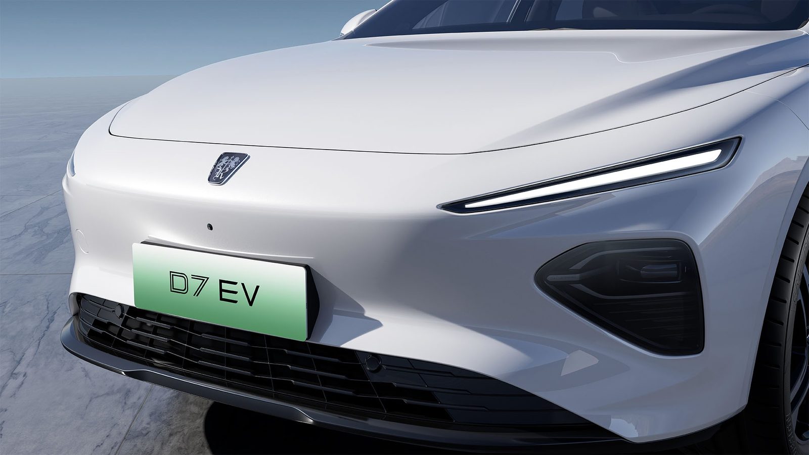 Roewe D7 EV 2026 — экстерьер, вид спереди, рынок China