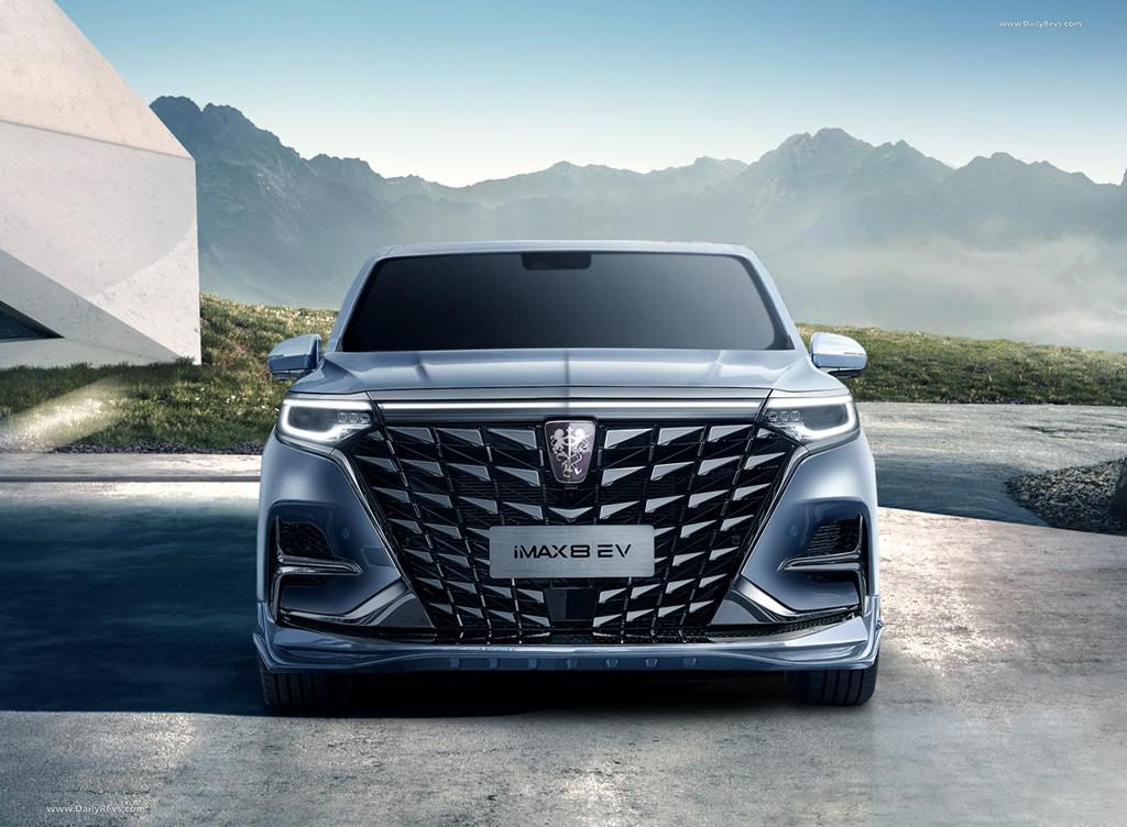 Roewe iMAX8 EV 2022 — экстерьер, вид сзади 3/4, рынок internal_mvp