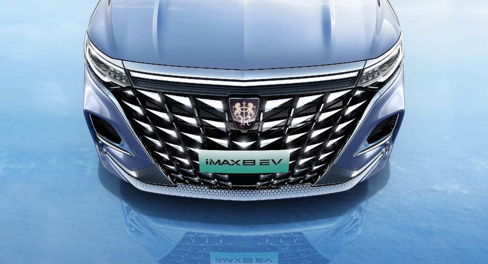 Roewe iMAX8 EV 2022 — экстерьер, front detail, рынок China