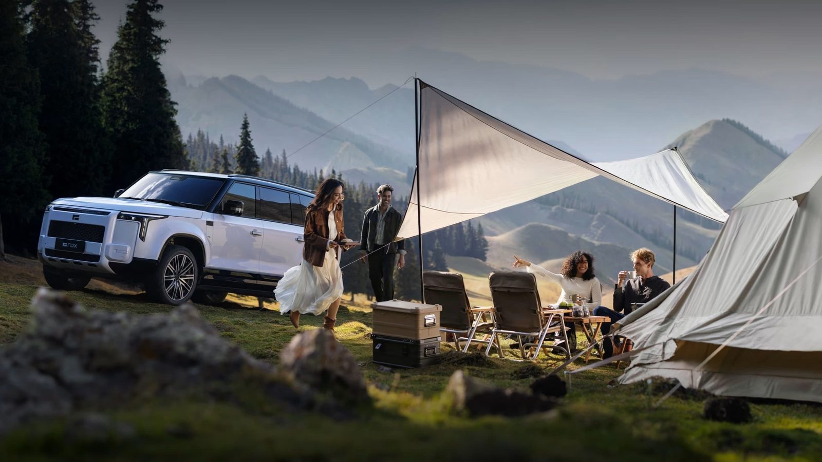 Rox Motor ADAMAS 2026 — экстерьер, offroad camping lifestyle, рынок Panama / export official page
