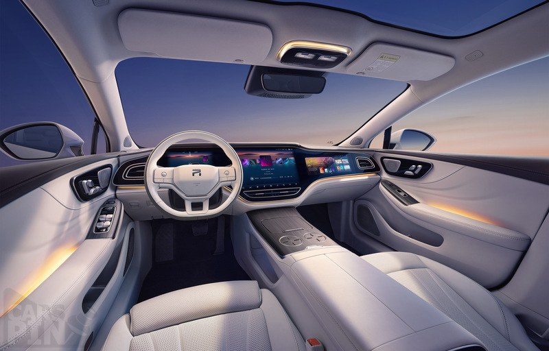 SAIC Motor Rising Auto F7 / Feifan F7 2023 — интерьер, второй ряд сидений, рынок internal_mvp