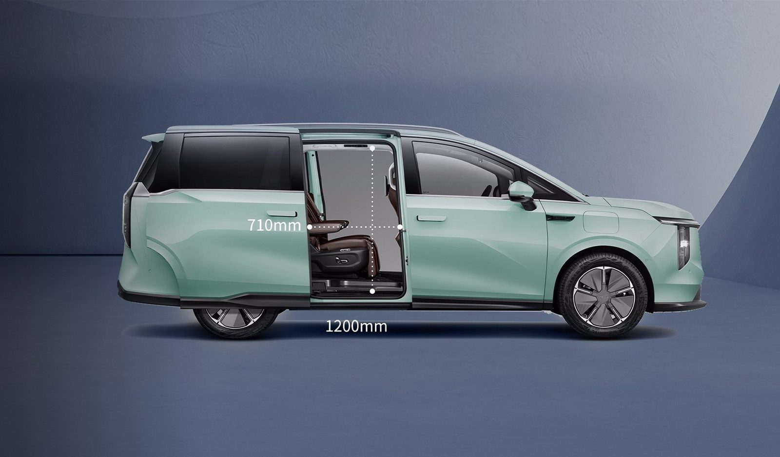 SAIC Motor Maxus MIFA 7 2023 — экстерьер, вид сбоку, рынок internal_mvp