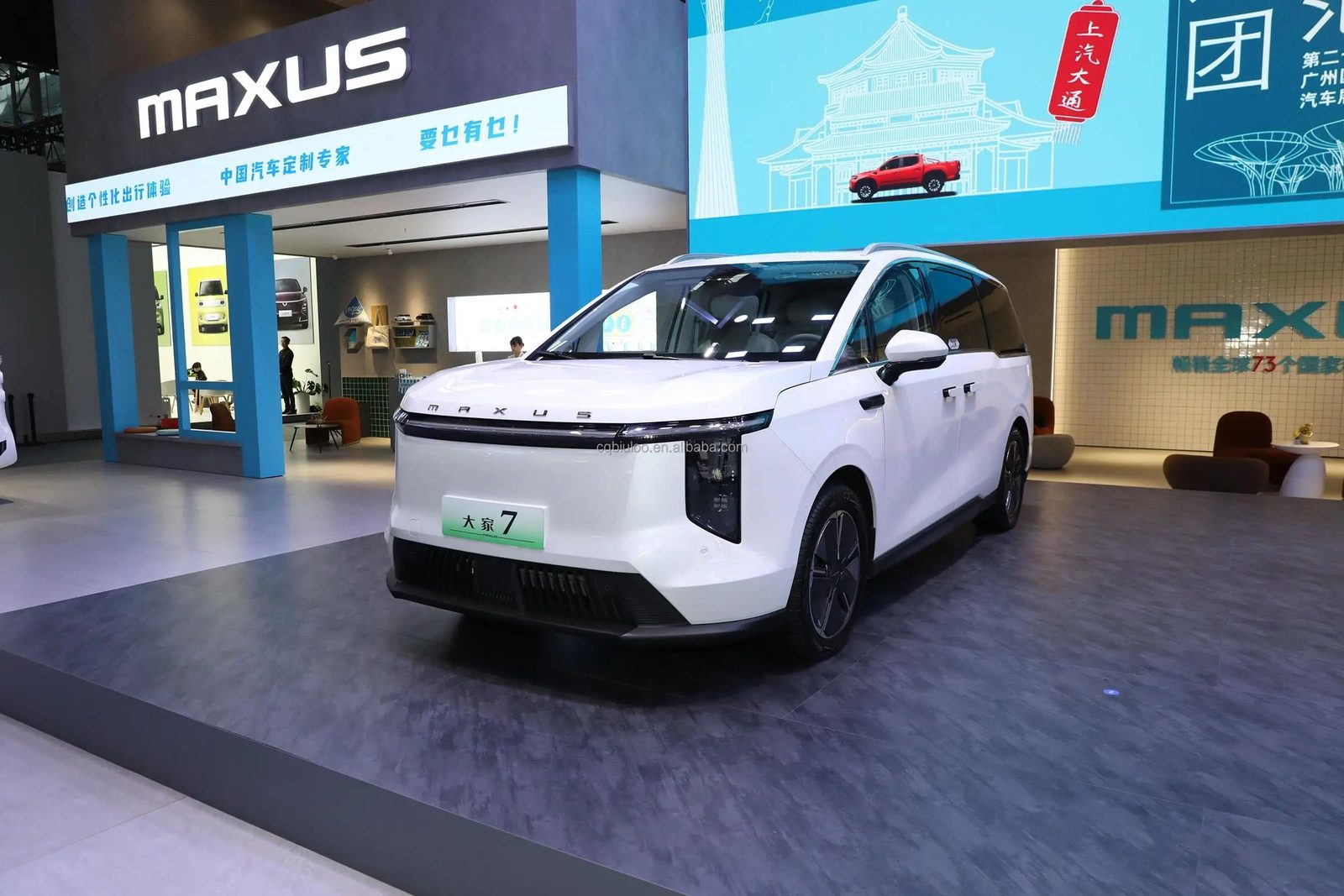 SAIC Motor Maxus MIFA 7 2023 — экстерьер, вид сбоку, рынок internal_mvp