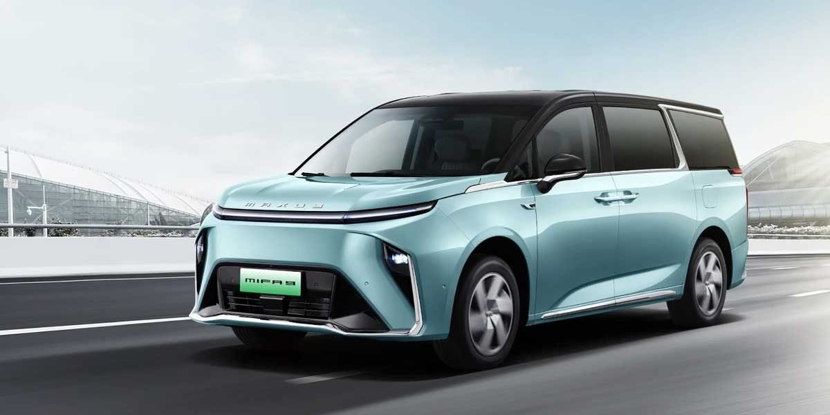 SAIC Motor Maxus MIFA 9 2022 — главное фото модели, экстерьер, вид спереди 3/4, рынок internal_mvp
