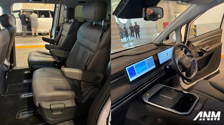 SAIC Motor Maxus MIFA 9 2022 — интерьер, второй ряд сидений, рынок internal_mvp