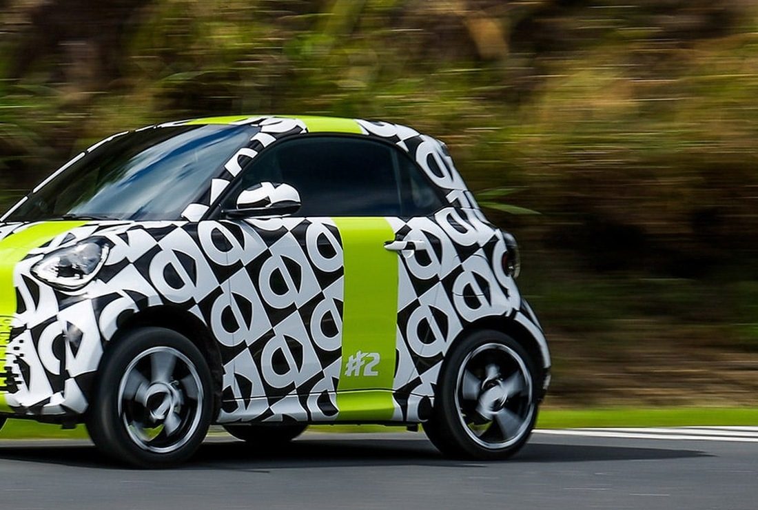Smart #2 2026 — экстерьер, front side detail, рынок Global 2026 preproduction testing