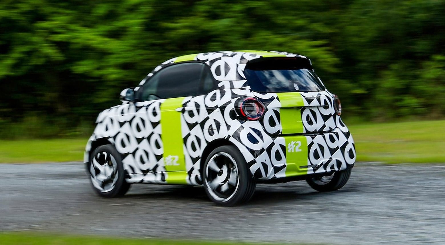 Smart #2 2026 — экстерьер, rear three quarter close, рынок Global 2026 preproduction testing