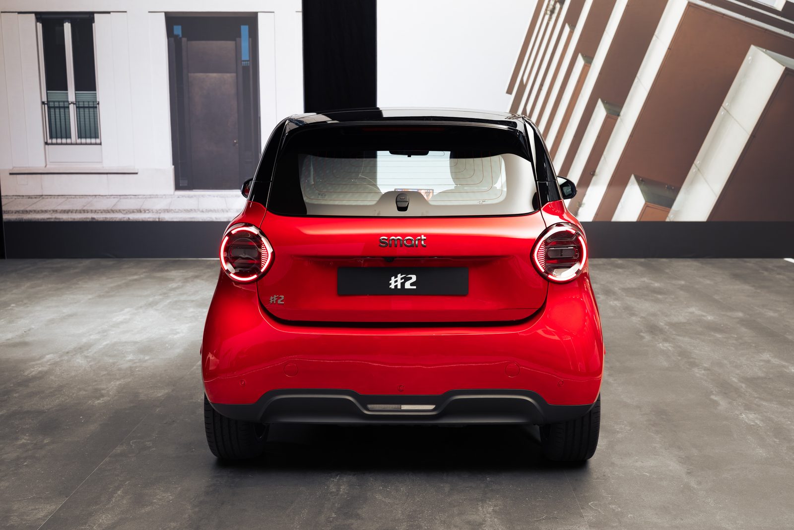 Smart #2 2026 — экстерьер, вид сзади, рынок Europe / global production launch