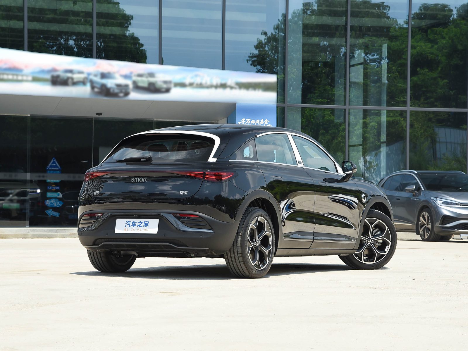 Smart #3 2026 — экстерьер, вид сзади 3/4, рынок China
