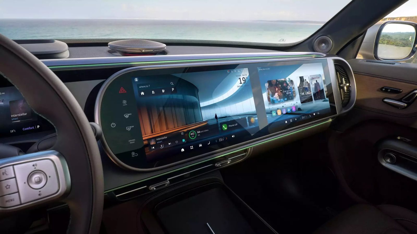 Smart #5 EHD Super Hybrid 2026 — интерьер, второй ряд сидений, рынок internal_mvp