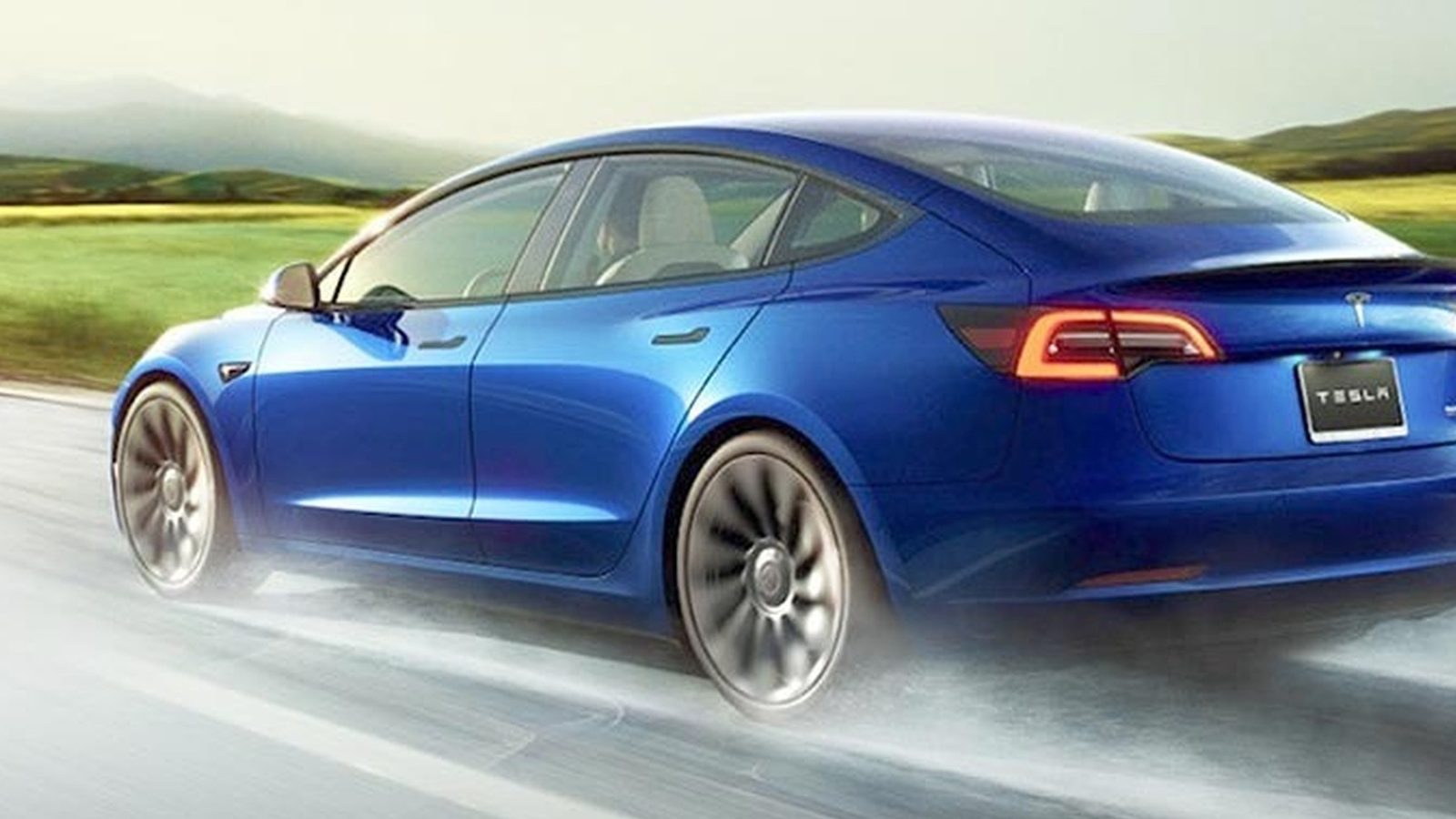 Tesla Model 3 China 1 gen 2020 — экстерьер, rear three quarter tight