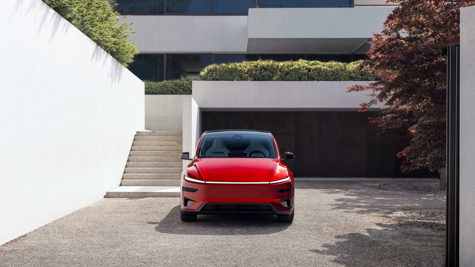 Tesla Model Y Performance China 2026 — экстерьер, вид спереди, рынок Global / China-equivalent