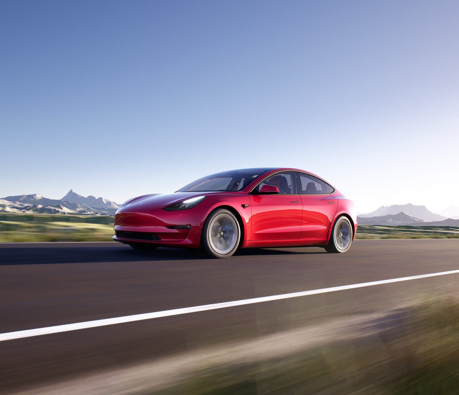 Tesla Model 3 China 2023 — экстерьер, вид сбоку, рынок China/global official