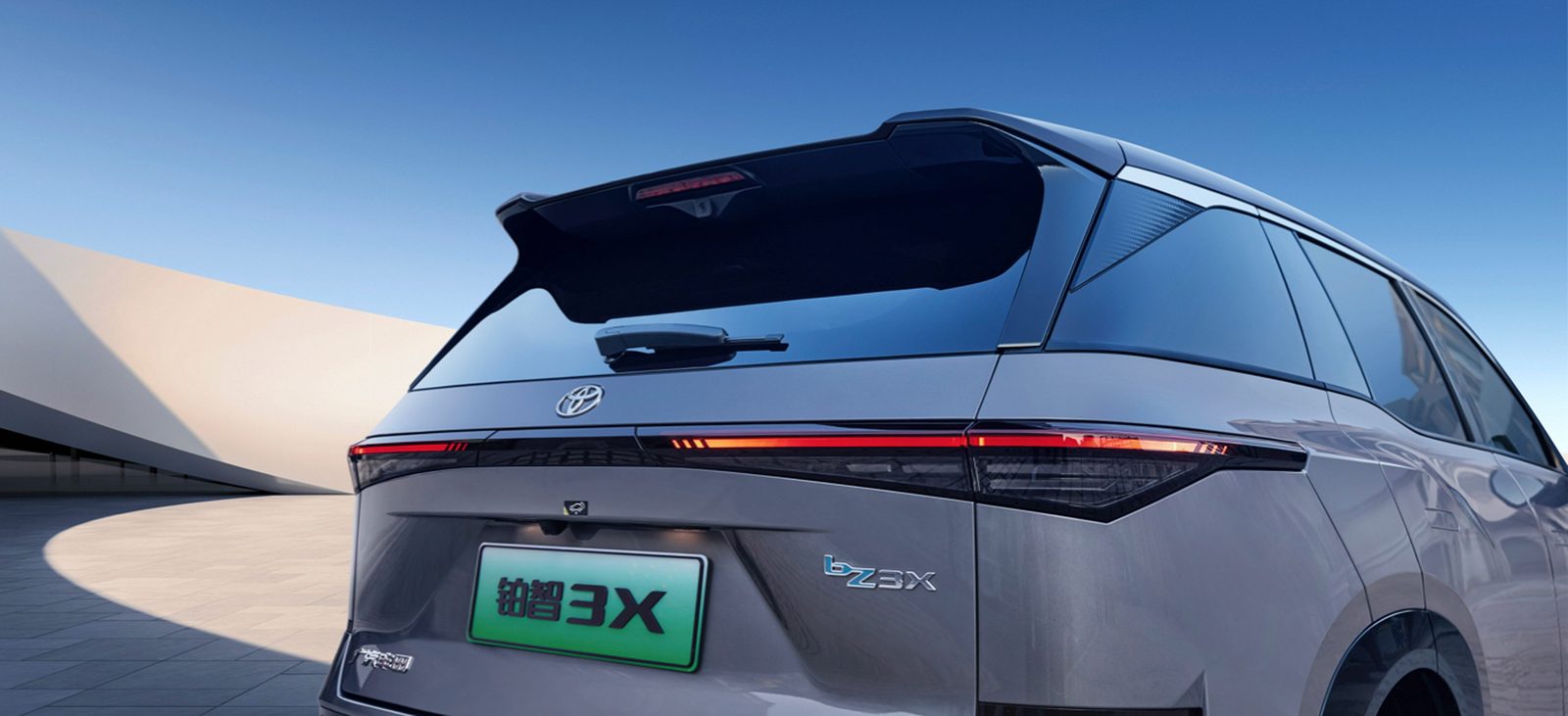 Toyota bZ3X China 2026 — экстерьер, rear detail, рынок internal_mvp
