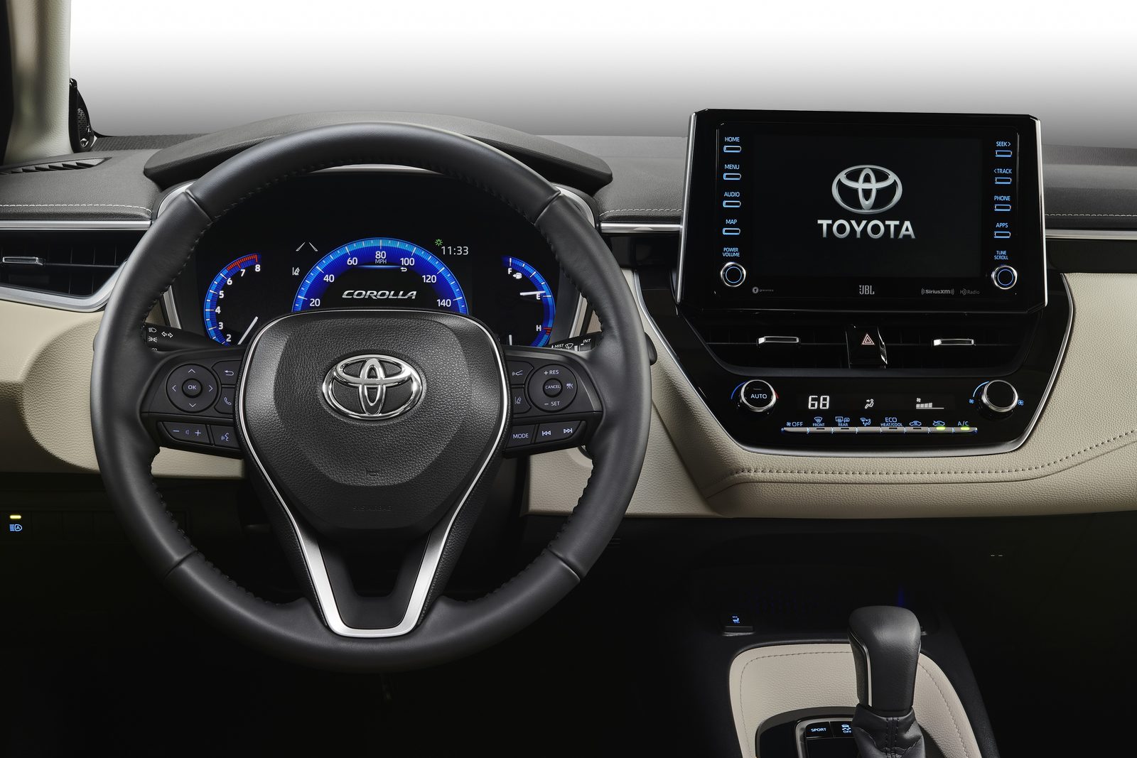 Toyota Corolla HEV China 2026 — интерьер, instrument cluster, рынок China / global launch media