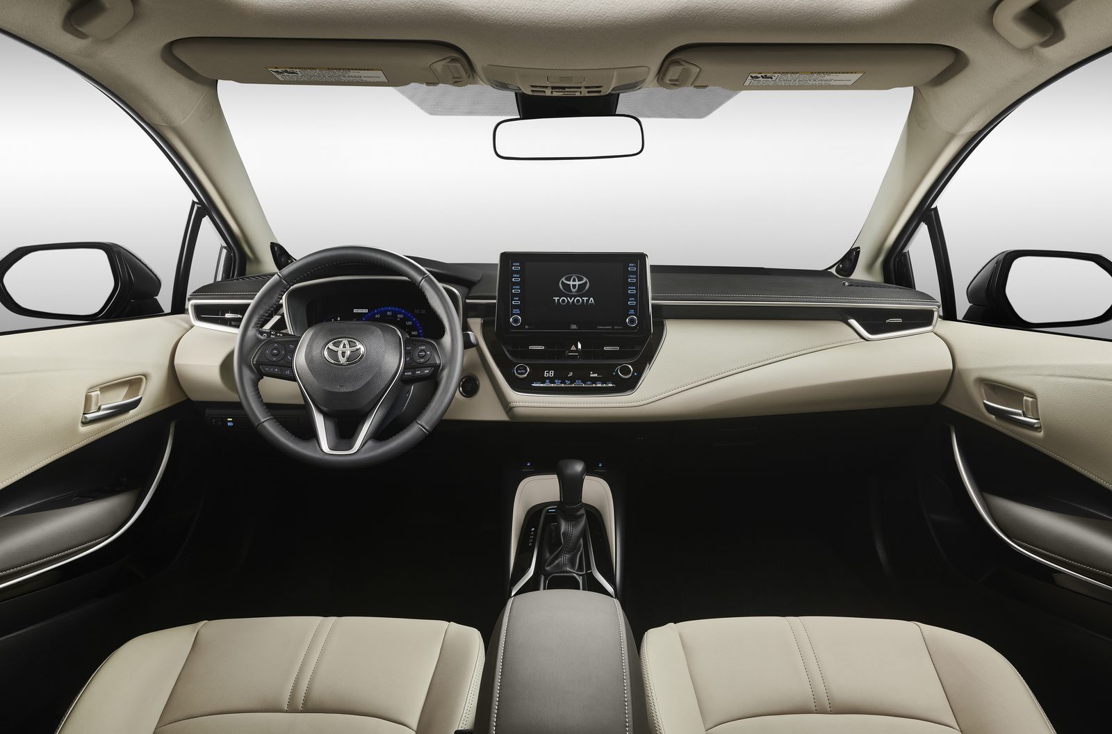 Toyota Levin HEV China 2026 — главное фото модели, интерьер, передняя панель, рынок China / global launch media