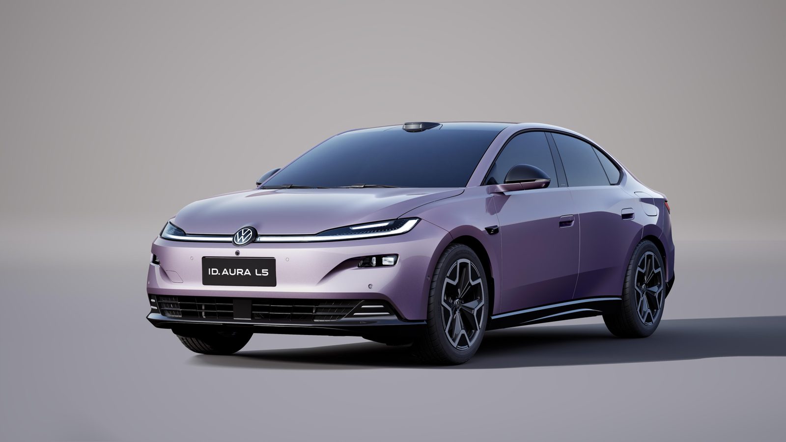Volkswagen ID. AURA L5 2027 — главное фото модели, экстерьер, вид спереди 3/4, рынок China