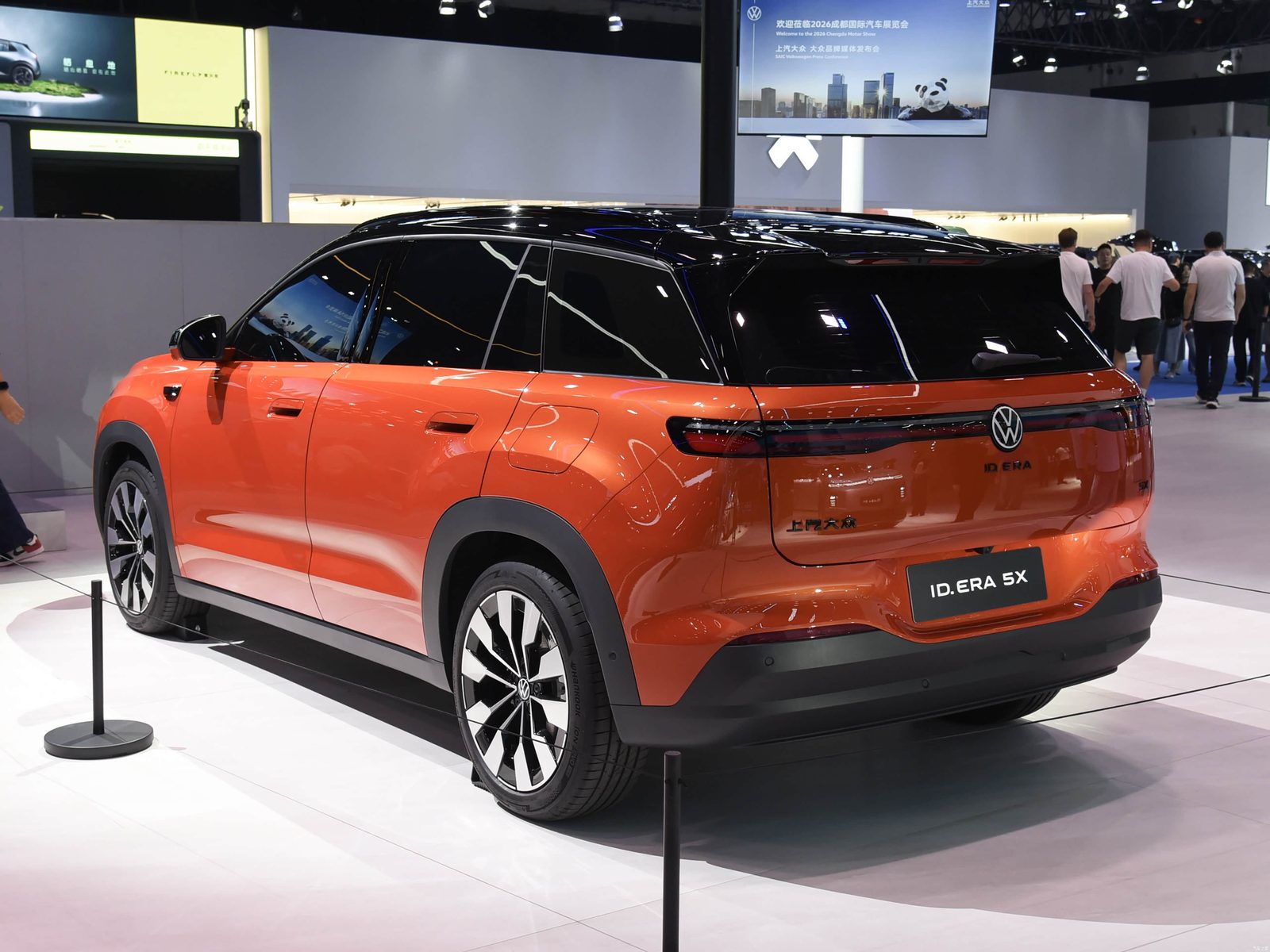 Volkswagen ID.ERA 5X 2026 — экстерьер, вид сзади 3/4, рынок china_reference