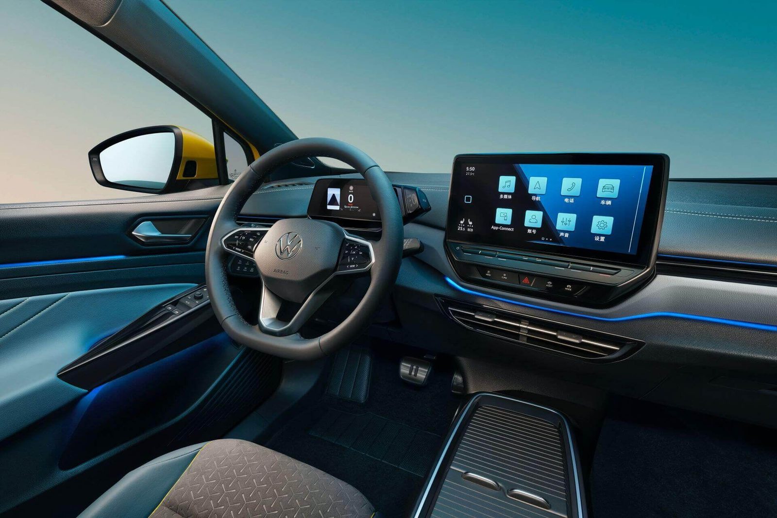 Volkswagen ID.4 CROZZ China 2026 — интерьер, второй ряд сидений, рынок internal_mvp