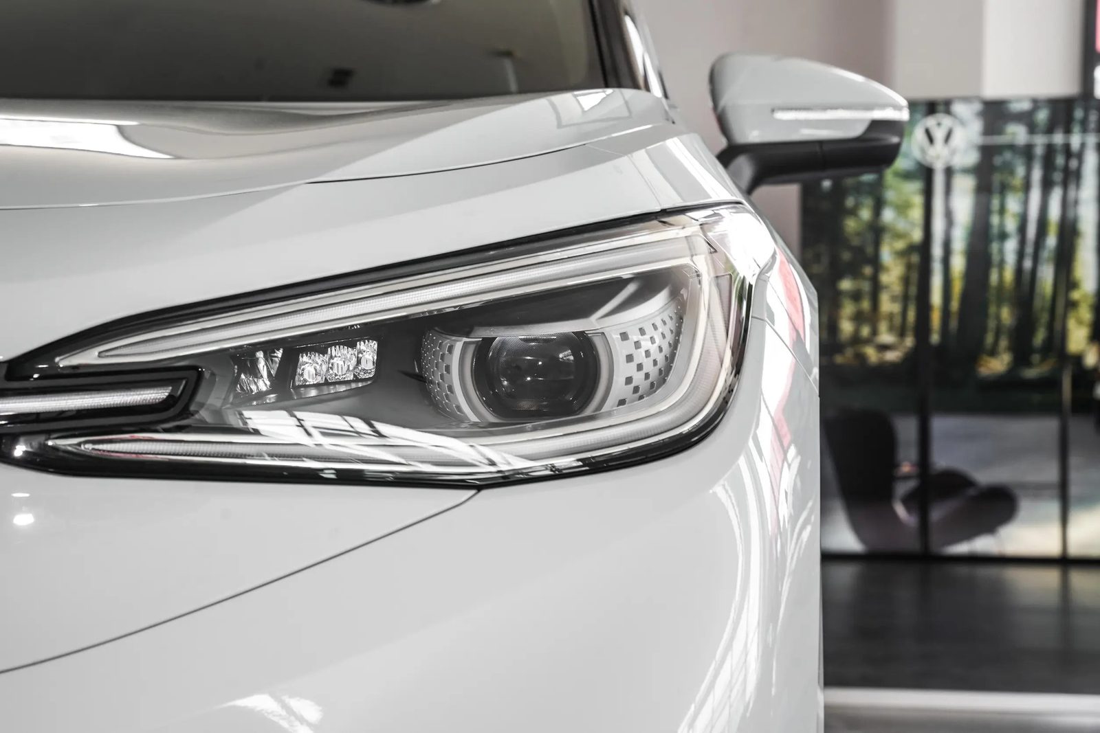 Volkswagen ID.4 X China 2025 — экстерьер, headlight detail