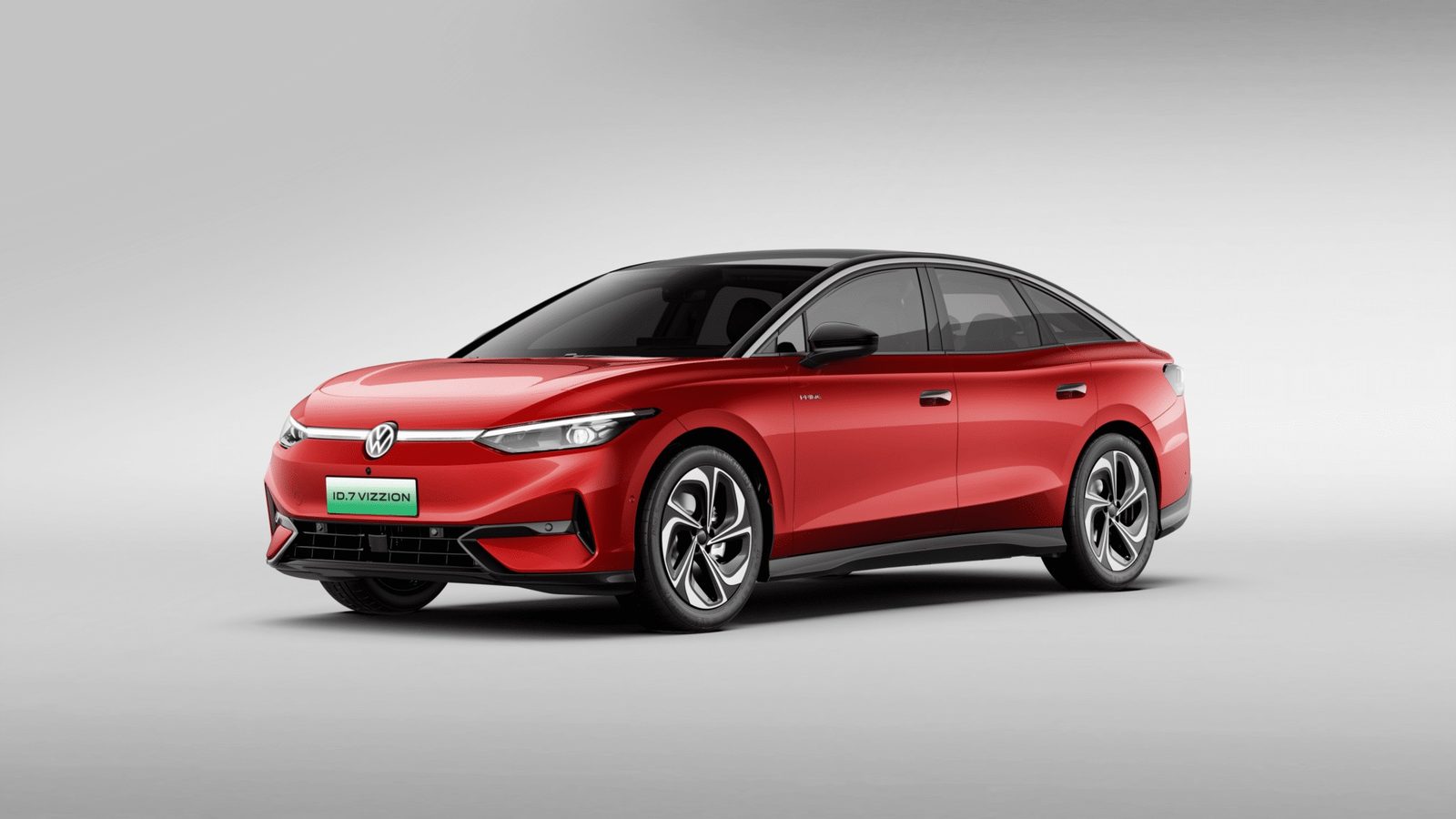 Volkswagen ID.7 Vizzion China 2024 — главное фото модели, экстерьер, вид спереди 3/4, рынок internal_mvp