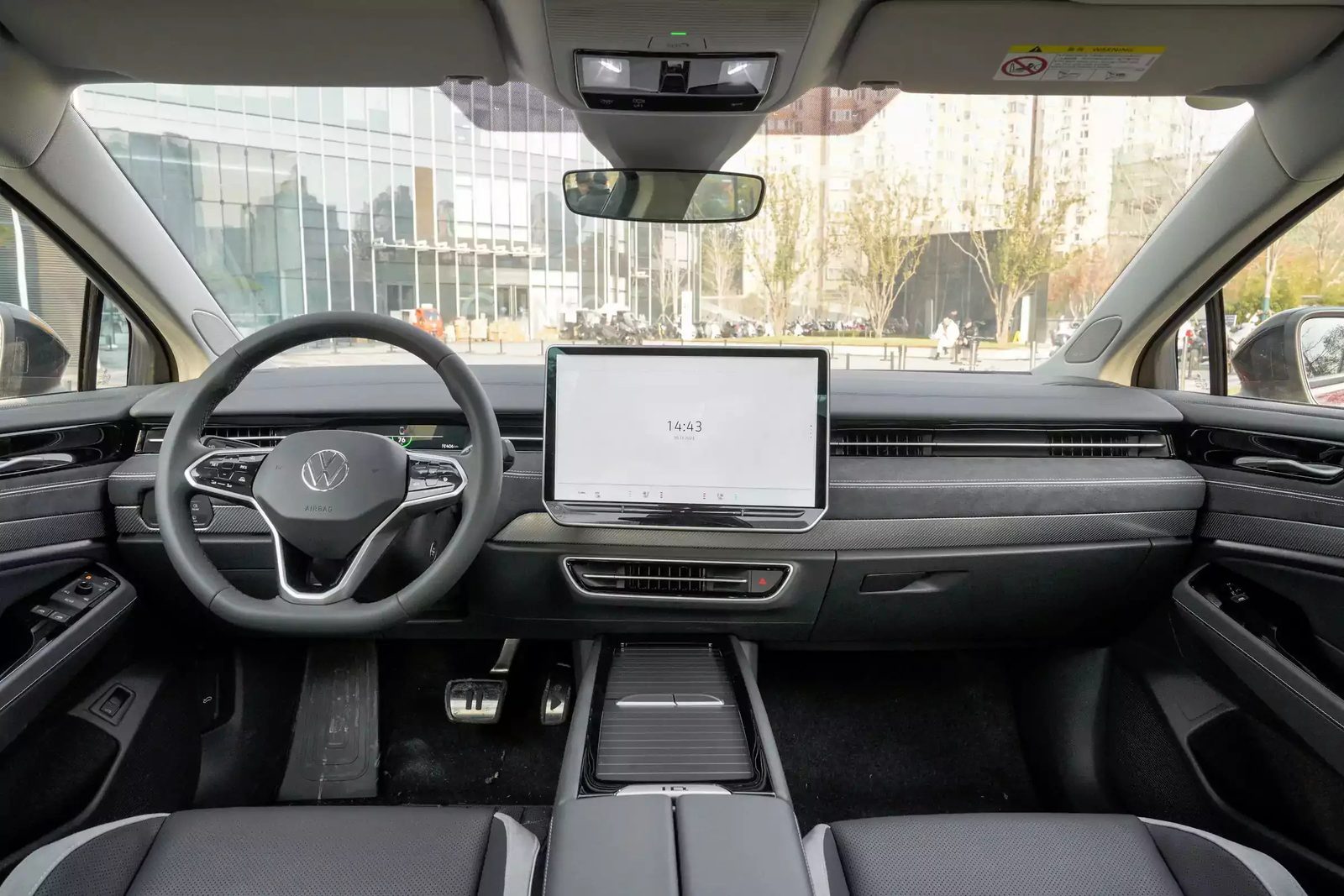Volkswagen ID.7 Vizzion China 2024 — интерьер, второй ряд сидений, рынок internal_mvp