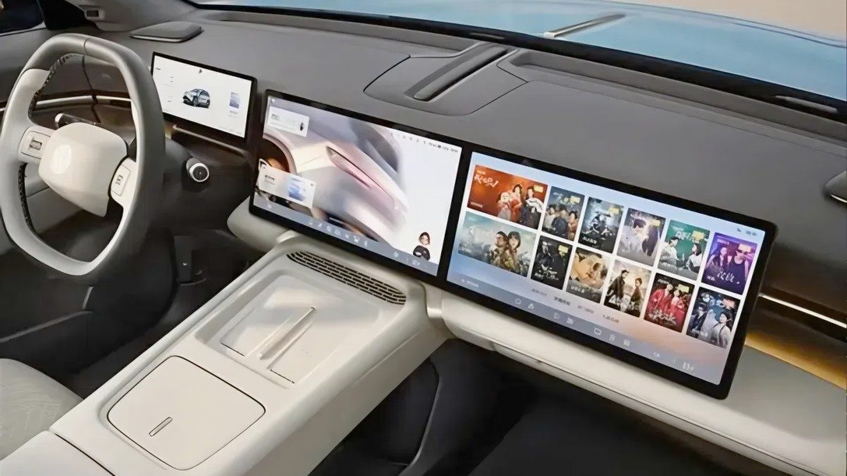 Volkswagen ID.UNYX 08 China 2026 — главное фото модели, интерьер, dashboard wide, рынок internal_mvp
