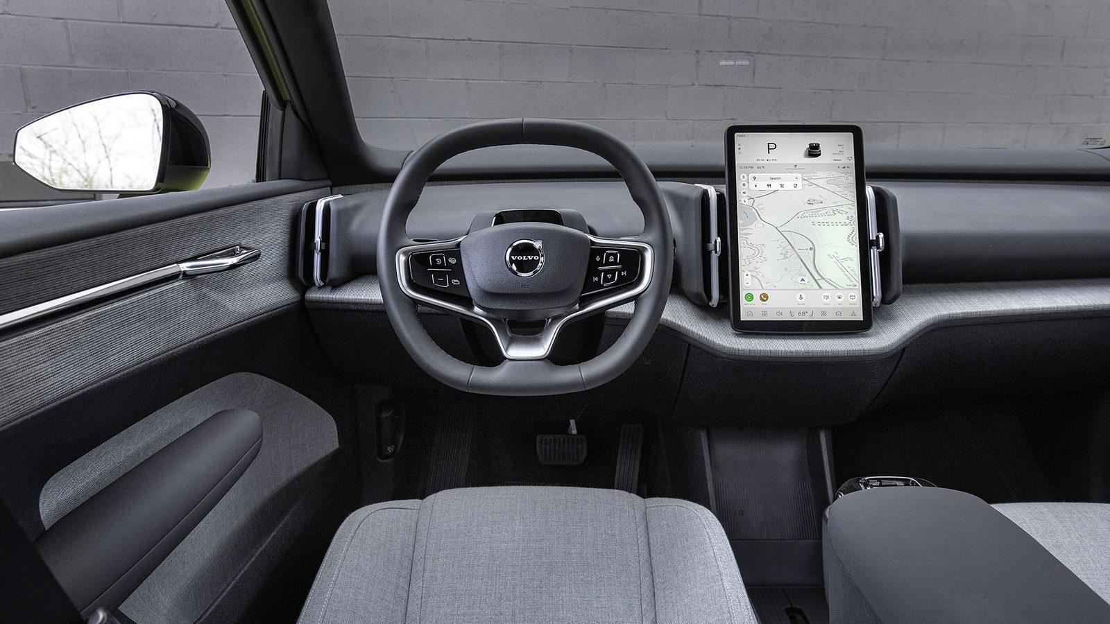 Volvo EX30 China 2024 — главное фото модели, интерьер, передняя панель, рынок internal_mvp