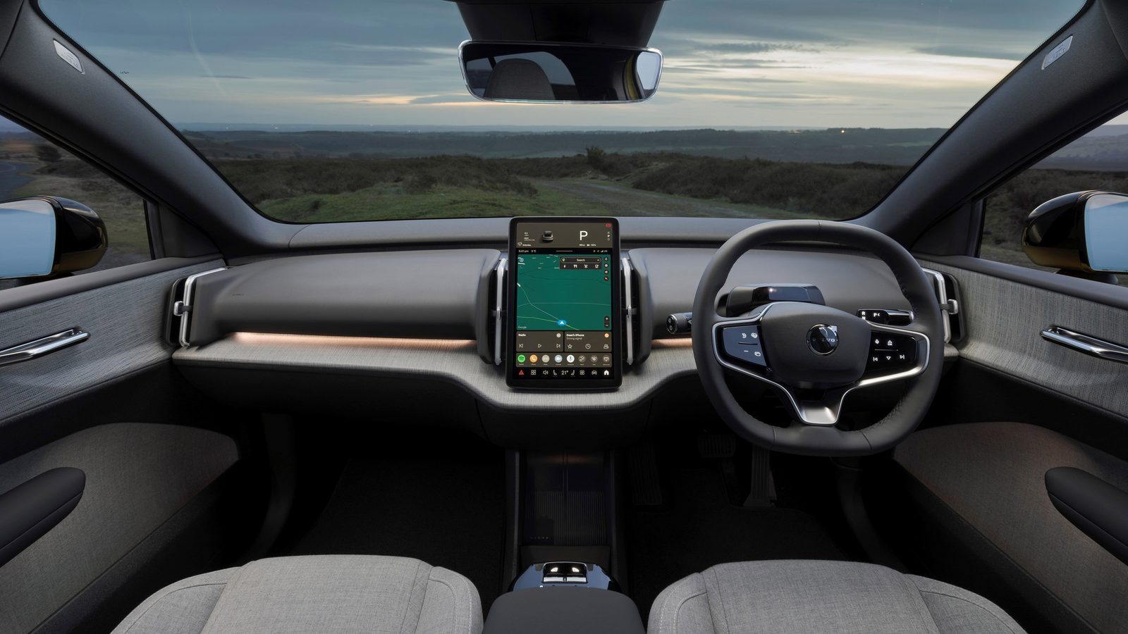 Volvo EX30 China 2024 — интерьер, второй ряд сидений, рынок internal_mvp
