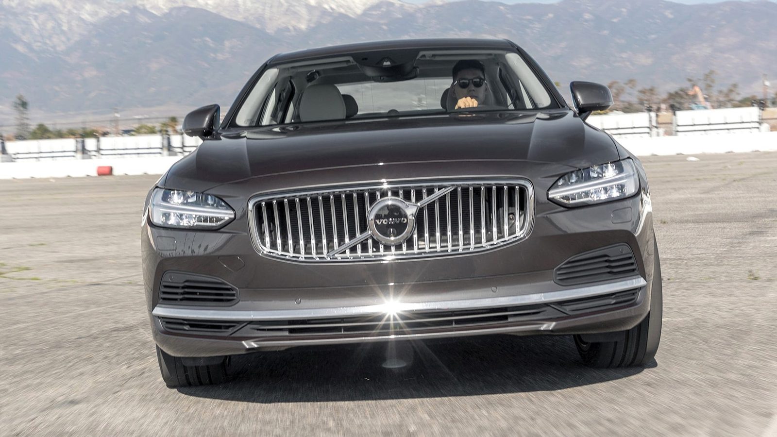 Volvo S90 T8 China 2024 — экстерьер, front view, рынок China / global S90 Recharge T8 reference