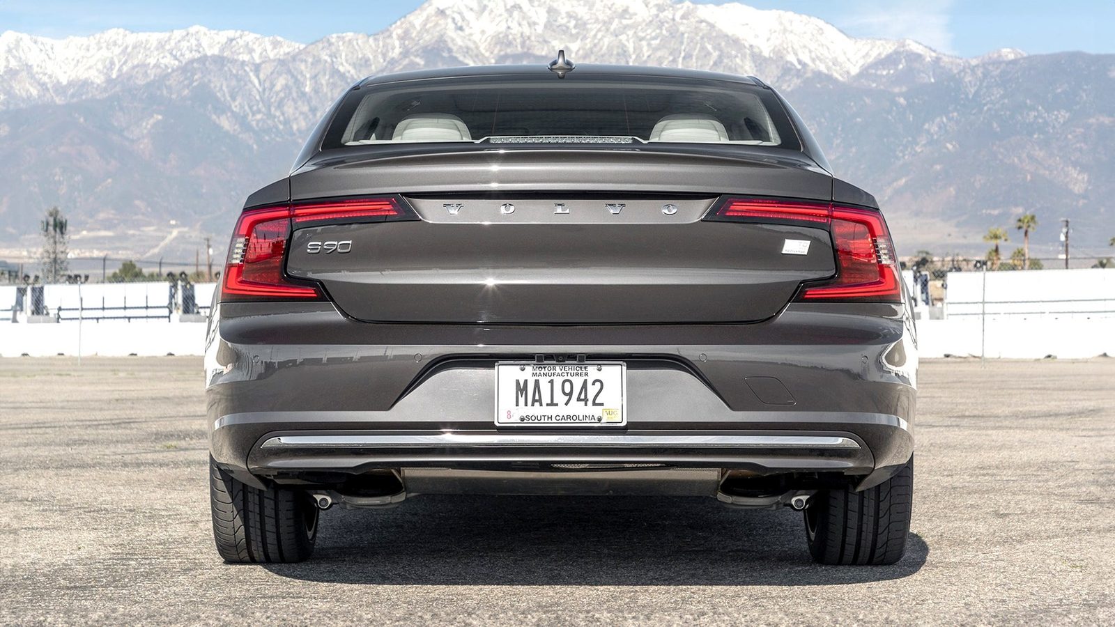 Volvo S90 T8 China 2024 — экстерьер, rear view, рынок China / global S90 Recharge T8 reference