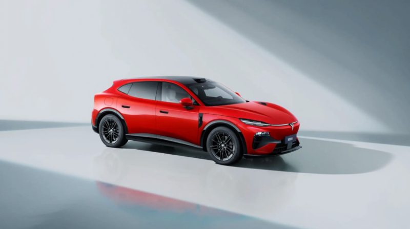 Voyah Passion S EV 2026 — экстерьер, front 3q studio red