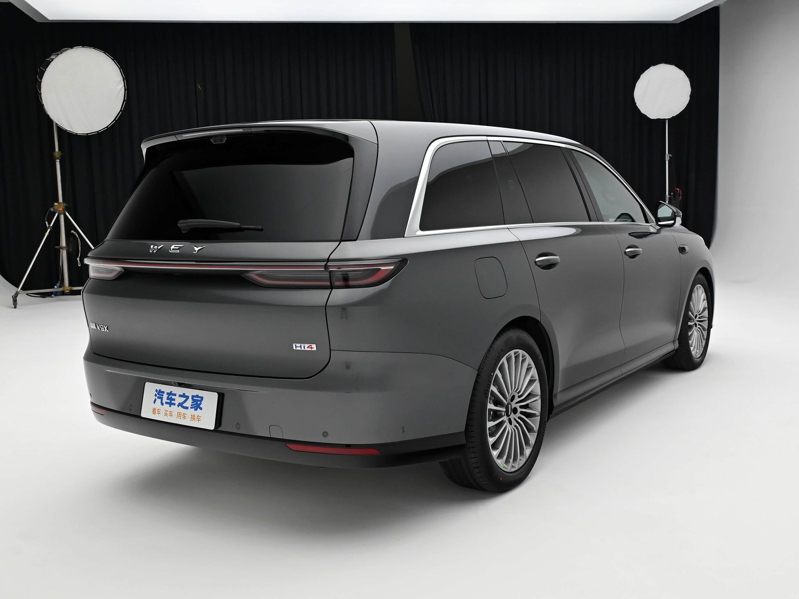 Wey V9X PHEV 2026 — экстерьер, вид сзади 3/4, рынок China