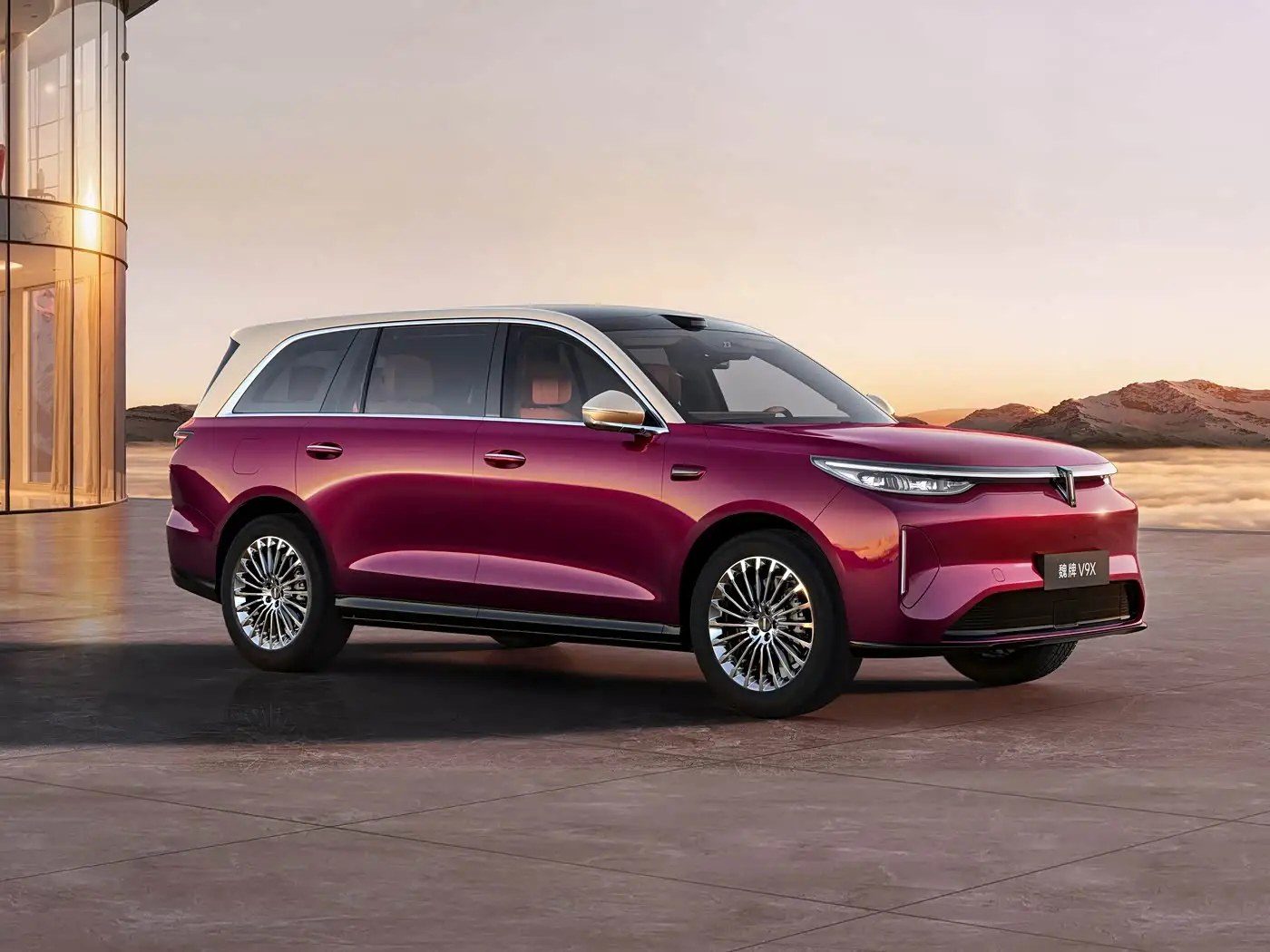 Wey V9X PHEV 2026 — главное фото модели, экстерьер, вид спереди 3/4, рынок internal_mvp