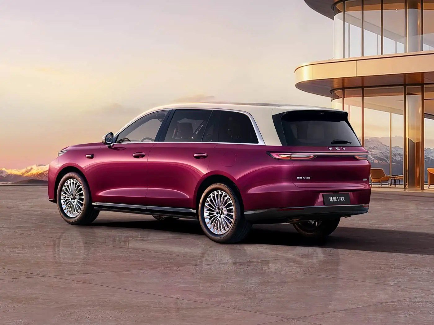 Wey V9X PHEV 2026 — экстерьер, вид сбоку, рынок internal_mvp