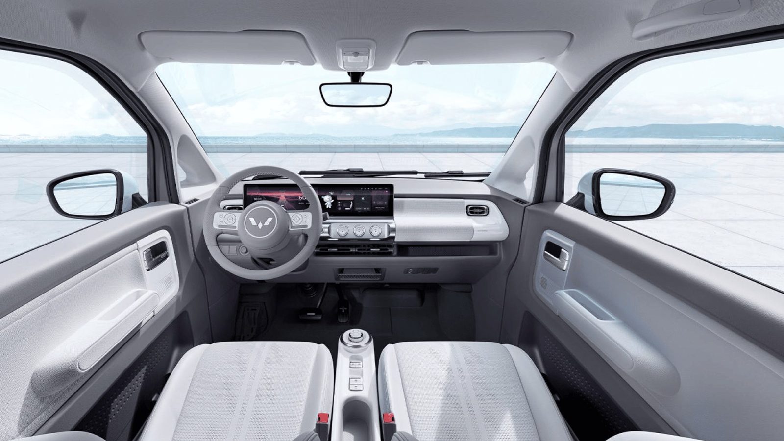 Wuling Air ev 2023 — интерьер, второй ряд сидений, рынок internal_mvp