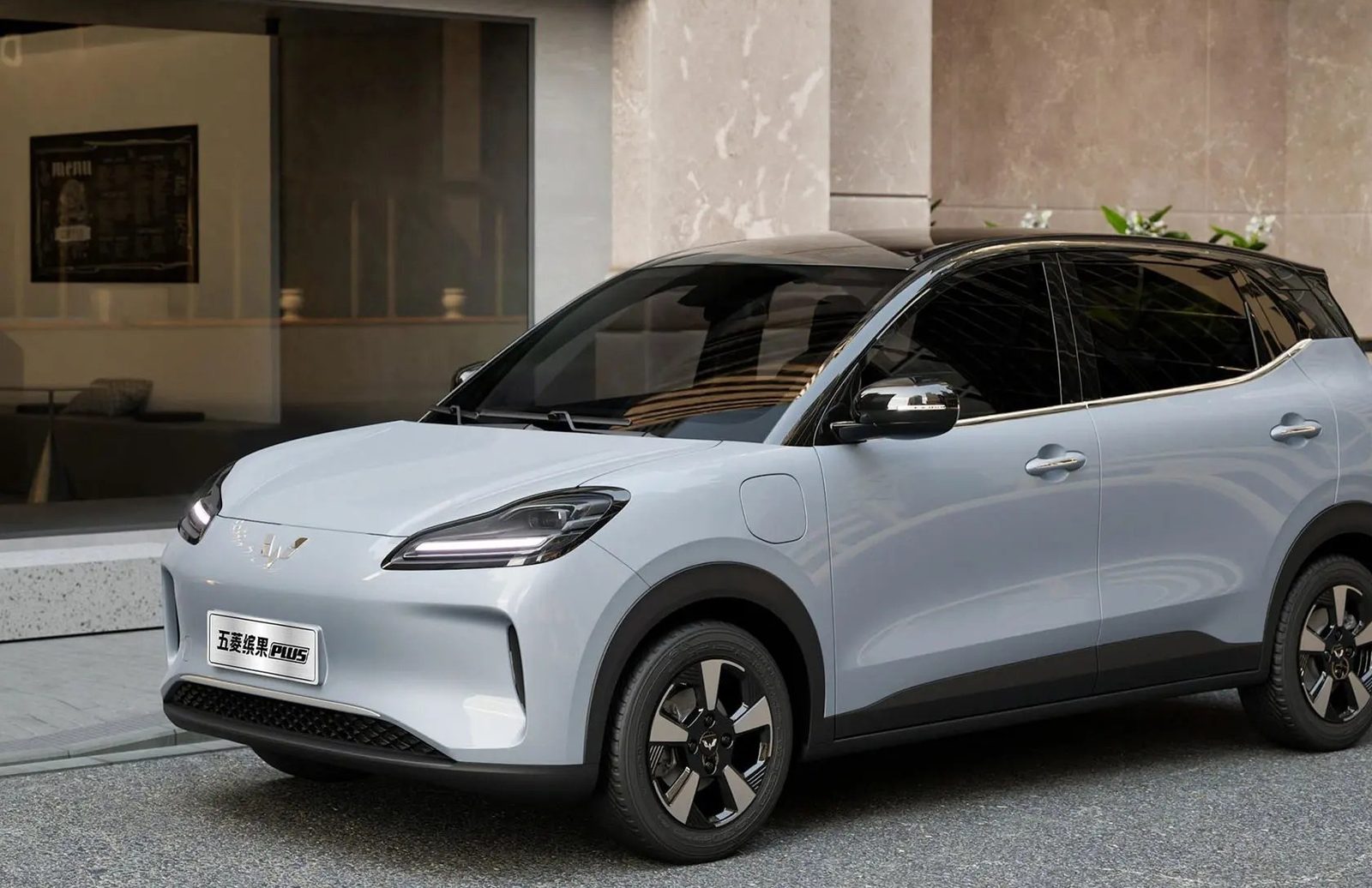 Wuling Bingo 2023 — экстерьер, front 3q clean, рынок internal_mvp