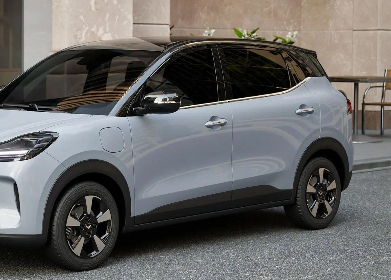 Wuling Bingo 2023 — экстерьер, front side detail, рынок internal_mvp