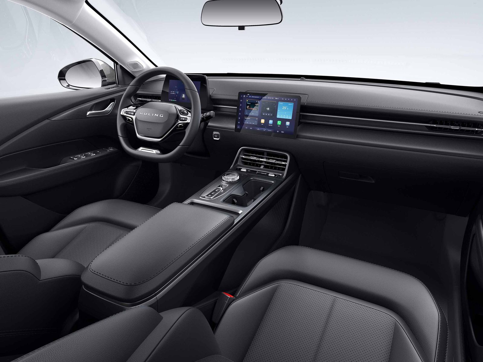Wuling E5 2024 — интерьер, второй ряд сидений, рынок internal_mvp