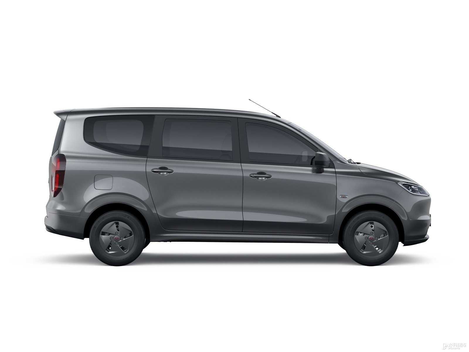 Wuling Hongguang EREV 2025 — экстерьер, side profile dark studio, рынок China / commercial import